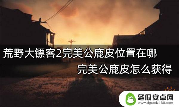 荒野大镖客公鹿皮 荒野大镖客2完美公鹿皮怎么获得最快