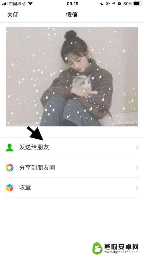 苹果手机动图怎么发给别人 苹果手机如何将动图分享给微信好友