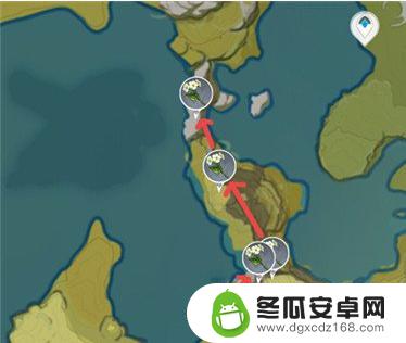 清心原神位置路线 原神清心采集路线图分享