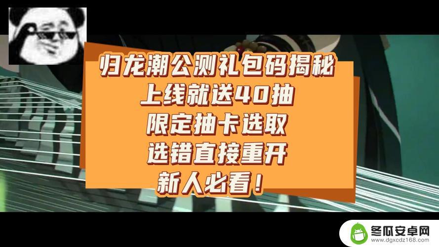 归龙潮兑换码公测最新可用攻略指南【新手必看】