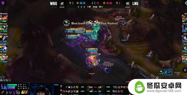 小虎发条团战拉到四人直接起飞,WBG3-1战胜LNG晋级LOL-S14四强