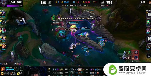 小虎发条团战拉到四人直接起飞,WBG3-1战胜LNG晋级LOL-S14四强