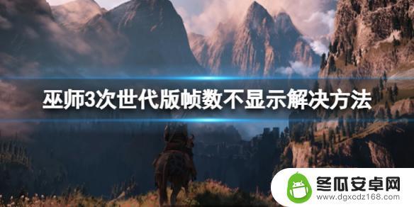 steam帧率开启不了 巫师3次世代版Steam帧数不显示怎么办