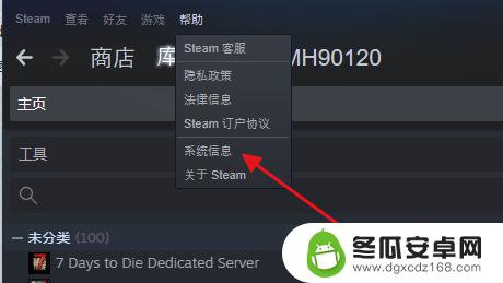 steam怎么查看我的电脑 Steam商店系统信息查询方法