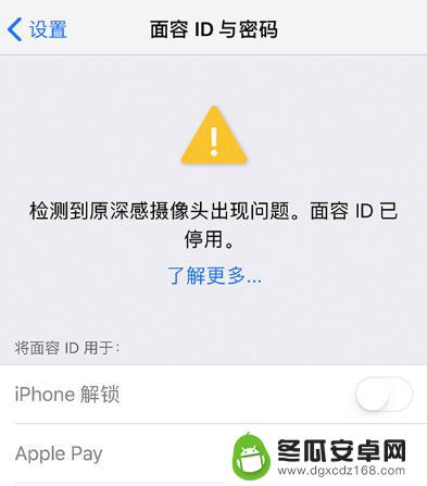 为什么苹果手机面容id不可用 iPhone 面容 ID 失效怎么处理