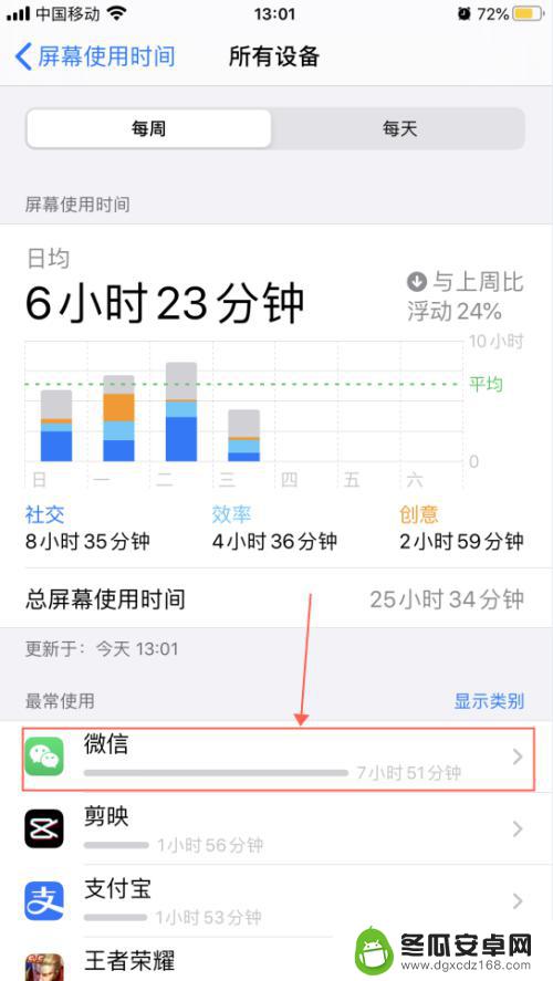 手机微信怎么设置开屏时间 iPhone苹果手机微信使用时间控制设置