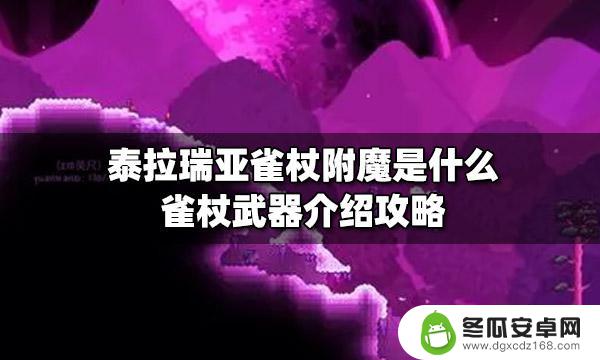 泰拉瑞亚雀杖怎么得 泰拉瑞亚雀杖的武器介绍和属性